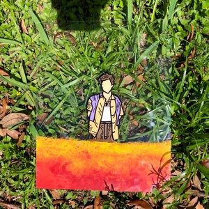 Harry Styles Glass Art